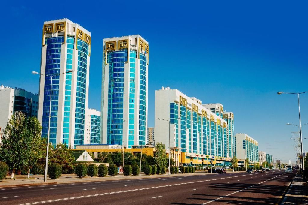 Апартаменты Lazurnyi apartment in the center of Nur-sultan Нур-Султан-21